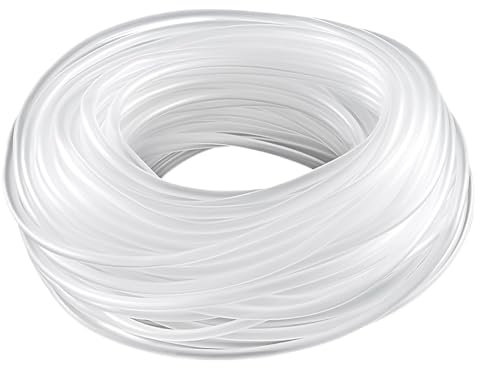 10M Soft Air Pump Hose 4 * 6mm Aquarium Airline Tubing Clear Kink-Resistant PVC Pipe Pond Air Stone Line for Fish Tank Aquarium Accessories