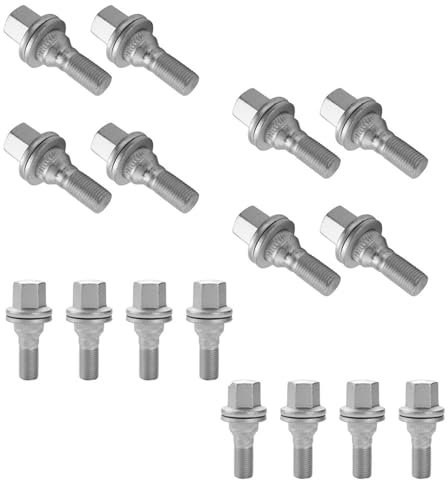 NUOSDEX Compatible avec Peugeot pour 307 308 406 Boulons Pneu en Acier Remplacements Accessoires Boulons Maintenir Les Moyeux en Place Boulons en Acier Boulons Pneu OEM:540567 Goujons de Boulon Roue