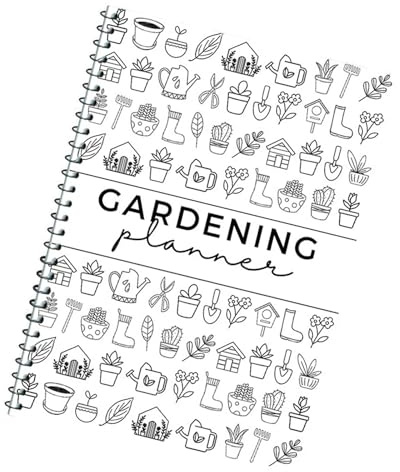 MHADBKH Libro dei record di crescita Programma di irrigazione digitale delle piante d'appartamento Piano di cura delle piante d'appartamento Libro Fioriera per etichette da giardino Giardiniere