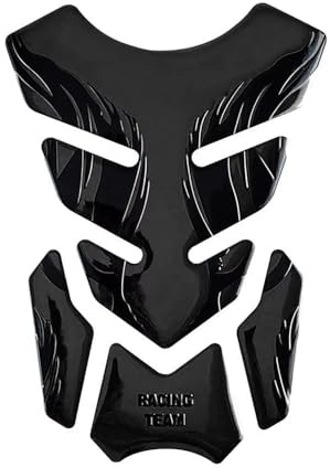 Woniyal Motorrad Tankpad Passend für Suzuki SV 650, Lackschutz Selbstklebend Knieschutz Aufkleber Antirutsch Seitenschutz Styling Zubehör,Black