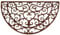 Esschert Design Schmutzfangmatte, Fußmatte in antik aus Gusseisen, halbrund, ca. 69 cm x 41 cm