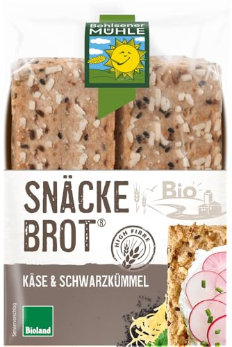 Bio Snäckebrot Käse & Schwarzkümmel 2 x 200 g