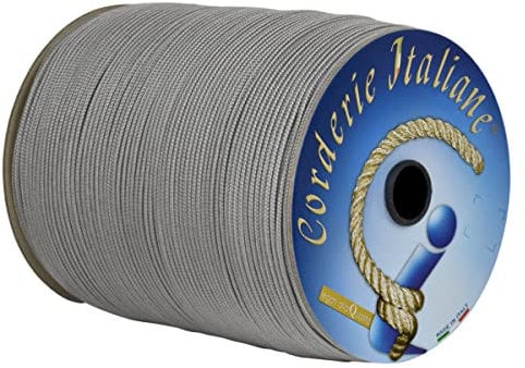 Corderie Italiane 003002314 Cordino per tende veneziane, 3 mm, 500 Metri, Grigio Perla