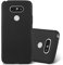 Cadorabo Hülle kompatibel mit LG G5 Schutzhülle TPU Silikon Case Frost Design Slim Kratzfest Weiche Gummi mit Rundumschutz Case Hülle für LG G5 in Schwarz