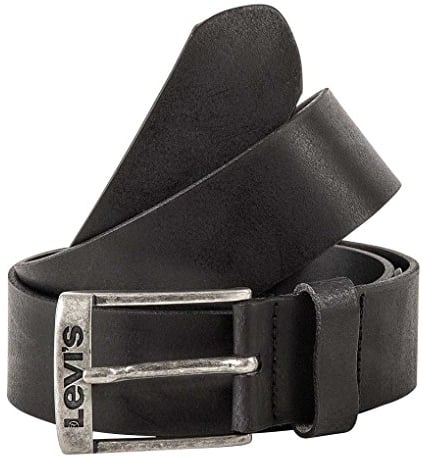Levi's Herren NEW DUNCAN Gürtel, Schwarz (Black), 95