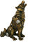 Pacific Giftware Steampunk Wolf Figur heulend - Alpha Tier Deko Zahnräder Sammelfigur