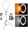 NEEWER 18 Zoll dimmbares weißes LED Ringlicht mit silbernem Lampenständer Licht Set mit weicher Filter Zubehörschuh Adapter Handyhalter für Make up Video