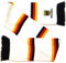 Germany Deutschland bestickter modischer Strickschal, Weiß, Schwarz, Rot, Gelb, fits all