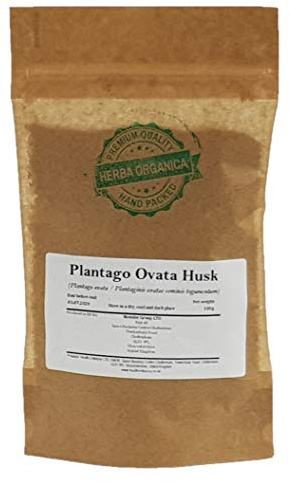 Plantago Ovata Schale/Plantaginis Ovatae Seminis Tegum/Plantago Ovata Husk # Herba Organica # Indische Flohsamen, Flohsamenschalen, Psyllium (100g)