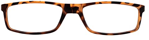 SPORTS WORLD VISION’s Slastic Clic Style Magnetic Reading Glasses, Doku 006 Strong & Durable Spectacle Glasses with Soft Case, Anti-Reflective Lenses and Adjustable Sides +1.00