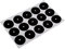 Perfeclan 35mm Billardtisch Spots Billardtisch Markierung Stickers Billardtisch Markierungspunkte, Selbstklebende Billardpunkt Aufkleber, Billiard Ball Spot Aufkleber, Billard Point Sticker Zubehör