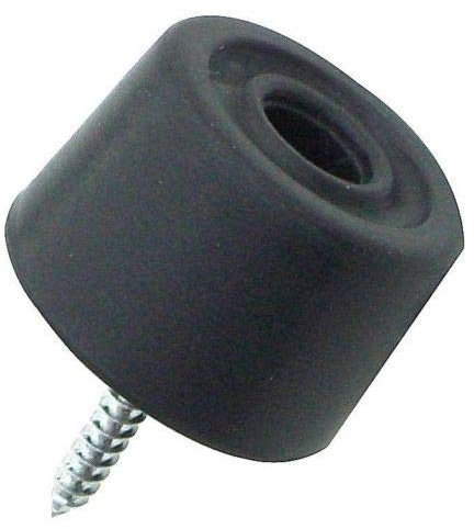 2X2 x Black 30mm Rubber Door Stops Door/Wall Protectors