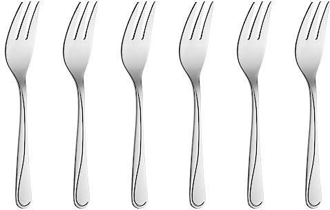 Gerlach Mango Kuchengabel Set Für 6 Personen Spülmaschinenfest Kleine Gabeln Dessertbesteck Essbesteck Aus Edelstahl Elegantes Besteck Tafelbesteck Glänzend Rostfrei 6 Stk