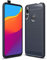 König Design Handyhülle kompatibel mit Huawei P Smart Z Silikon Case Hülle Sturzsichere Back-Cover Handyhülle - Carbon - Blau