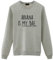 Fellow Friends - Ariana is My Bae Sweater Unisex Medium Grey