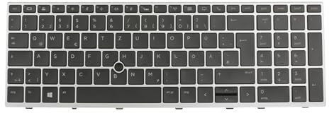 HP EliteBook 850 G5 Original Tastatur DE (deutsch) schwarz mit Backlight und Mouse-Stick