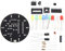 BouBou 3Pcs Lucky Turntable Electronic DIY Kit L?tpraxis Leiterplatte Experiment Trainingsteile