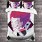 NICHIYO Hisoka Hunter Bettwäsche-Set, Bettbezug und Kissenbezug, Mikrofaser, 3D-Digitaldruck, dreiteiliges Bettwäscheset (39, Einzelbettgröße 135 x 200 cm + 50 x 75 cm)