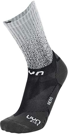 UYN Herren Cycling Aero Socken, Black/White, 42 EU