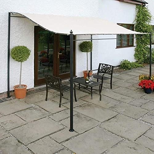 Kbsin212 Abdeckung Für Wand Anbau Pavillon Ersatz Verdeck 300D Zelt Dach Ersatzdach Garten Markise Segeltuch Sonnenschutz Stoff Wasserdicht Dachplane Zeltdach Für Außenbereich Terrasse Türveranda