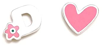 Ohrringe Agatha Ruiz De La Prada Alphabet Collection Silber Gesetz 925m Erstes Herz Rosa