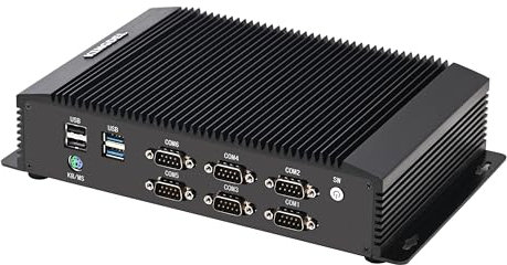 KINGDEL Mini Gaming PC 10th Gen. Core i7-10510U 8MB Cache CPU 8G DDR4 RAM 128GB SSD HD(4K@24Hz) Outputs 8xUSB 2xRJ45 1xGPIO 6xCOM WOL Desktop Computer W-11 Pro