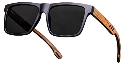 Kenon Personalisierte Holz-Sonnenbrille für Männer - Gravierte Trauzeugen und Best Man Proposal Hochzeits-Groomsman-Geschenk-Set