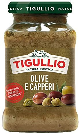 GRAN PESTO TIGULLIO STAR OLIVE VERDI E CAPPERI VASETTO 185 GR SUGO PASTA