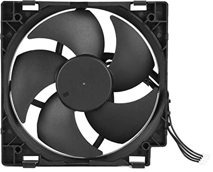 Mavis Laven Internal Cooling Fan, for Xbox One S Game Consoles, Replacement Portable CPU Cooler, Strong Heat Dissipation, 4 Pin Power Connector Heatsink