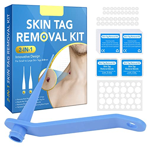 Skin Tag Remover, Skin Tags & Moles Remover Kit, Skin Mole Tag Remover Set Easy Remove Small to Large (2mm-8mm)