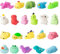 Antistress-Fidget-Spielzeug - Kawaii Giocattoli Sensoriali Fidget Mini Cute Squishy Morbido Spremere - Gadget Compleanno Bambini - Regalini Fine Festa Compleanno - 21Stück