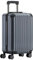Münicase M816 TSA-Schloss Koffer Reisekoffer Trolley Hardschale Boardcase (Grey, Kleiner Koffer)