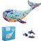 Widisun Teile mit Tieren für Kinder 50 Teile Tieren Puzzle Spielzeug Wale Jigsaw Puzzle Kinder Lernspiele Puzzle Spielzeug Geschenk für Kinder Alter 4 5 6 7 8 9 10 Jahre