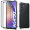 For Samsung A54 5G Clear Case,Galaxy A54 5G Phone Case and Screen Protector Tempered Glass 2-Pack,Soft TPU Protective Cover Shockproof,[Thin Slim Fit],Rreinforced Corner-Pure Clear-6.4 inch 2023