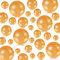 PandaHall 150 Stück Schwimmende Perlen für Vasenfüller, Orange Kein Loch Kunstperlen Wasserkerzenperlen für Pinselhalter Herbst Thanksgiving Hochzeit Zuhause Tischdekoration, 10/14/20/30mm