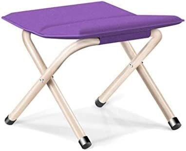 COFUNU Campingstuhl Klappbarer Lila Klappstuhl, tragbarer Klapp-Campingstuhl, Leichter kompakter Outdoor-Campingstuhl, bequemer und langlebiger Klappstuhl