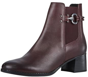 MARCO TOZZI Donna 2-25303-43, Stivali Chelsea, Bordeaux, 37 EU