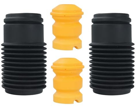 GEPCO Stoßdämpfer Protection Kit Vorne kompatibel mit Audi A2 BMW 1er E81 E82 3er E21 E30 E36 E90 E91 E92 E93 5er E28 E34 6er E24 7er Z4 FIAT Panda Seat Cordoba Ibiza Soda Fabia