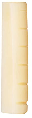 Unbleached Acoustic Guitar Nut 6 String Pure Complete Bone for 43mm Guitar Slot Bone Original Color