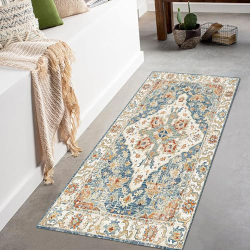 Läuferteppiche für den Flur, rutschfest, waschbar, Fußmatte, Heimdekoration, Teppich, lang, 100 cm, 1,5 m, 2 m, 250 cm, 3 m, 3,5 m, 4 m, 4,5 m, 5 m, 5,5 m, 6 m, Bodenschutzmatten ( Size : 100*550cm )