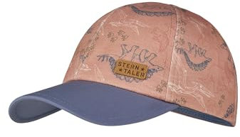Sterntaler Basecap Dinokontur - Jungen Baseball Cap mit Metallschließe - Sommer Basecap aus Flammgarn Jersey - Sportive Baby und Kinder Schirmkappe, UV-Schutz 50+, lichtbraun, Größe 51