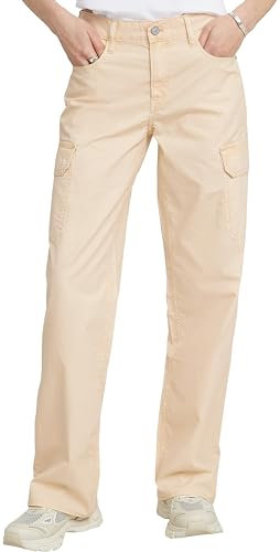 G-Star Femme Judee Pantalon cargo à taille basse , Rose (linen gd D24673-D388-H033), 29W / 32L