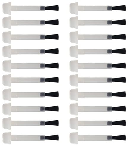 20pcs Nail Polish Brush Replacement Set, Applicator Brushes for Nail Art, Gel Nails, Home Salon, Dip Powder, Base & Top Coat