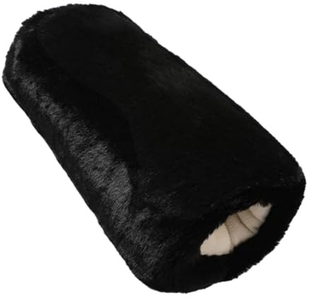 Qkbuza Handmuffs für Muff zum Wärmen der Hand im Winter, Kunsthandmuffs, weich, warm, Handmuffs, weich, warm, Handmuffs, Handgelenk-Handwärmer, Handschuhe für Damen, 38 x 20 cm