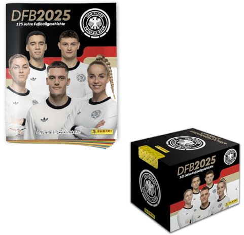 Panini DFB 2025-125 Jahre Fußballgeschichte Stickerkollektion (Box-Bundle)
