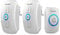 TECKNET Wireless Doorbell - IP65 Waterproof Twin Door Bell, Plug in Wireless doorbell with 2 receivers at 1300ft/400M Wireless Range, 60 Chimes, 5 Level Volumes & Blue Light, White