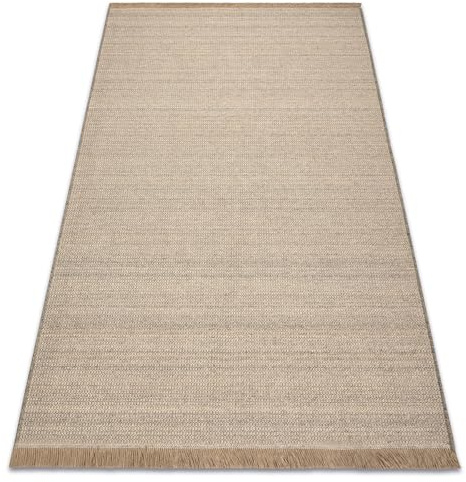 rugsx Wollteppich Villa flachgewebter Sizal-Teppich beige/grau 120x160 cm