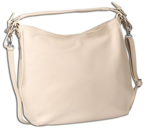 Toscanto Tasche beige Schultertasche groß 38x31cmx12cm OTT187SI2