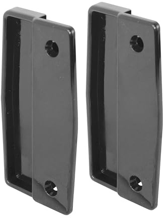 Prime-Line A 111 Black Plastic Sliding Screen Door Pull (2 Pack)