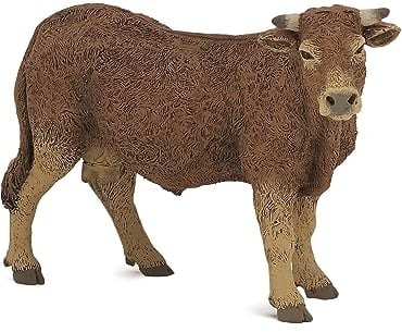 Papo -Handbemalt - Figuren -Das Leben auf dem Bauernhof-Limousin Kuh-51131-Sammelbar-Für Kinder - Geeignet für Jungen und Mädchen - Ab 3 Jahren